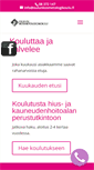 Mobile Screenshot of oulunkosmetologikoulu.fi